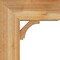 Ekena Millwork Imperial Block Rough Sawn Bracket w/ Offset Brace, Western Red Cedar, 8"W x 18"D x 18"H BKT0806X18X18IMP05RWR - alternate 3